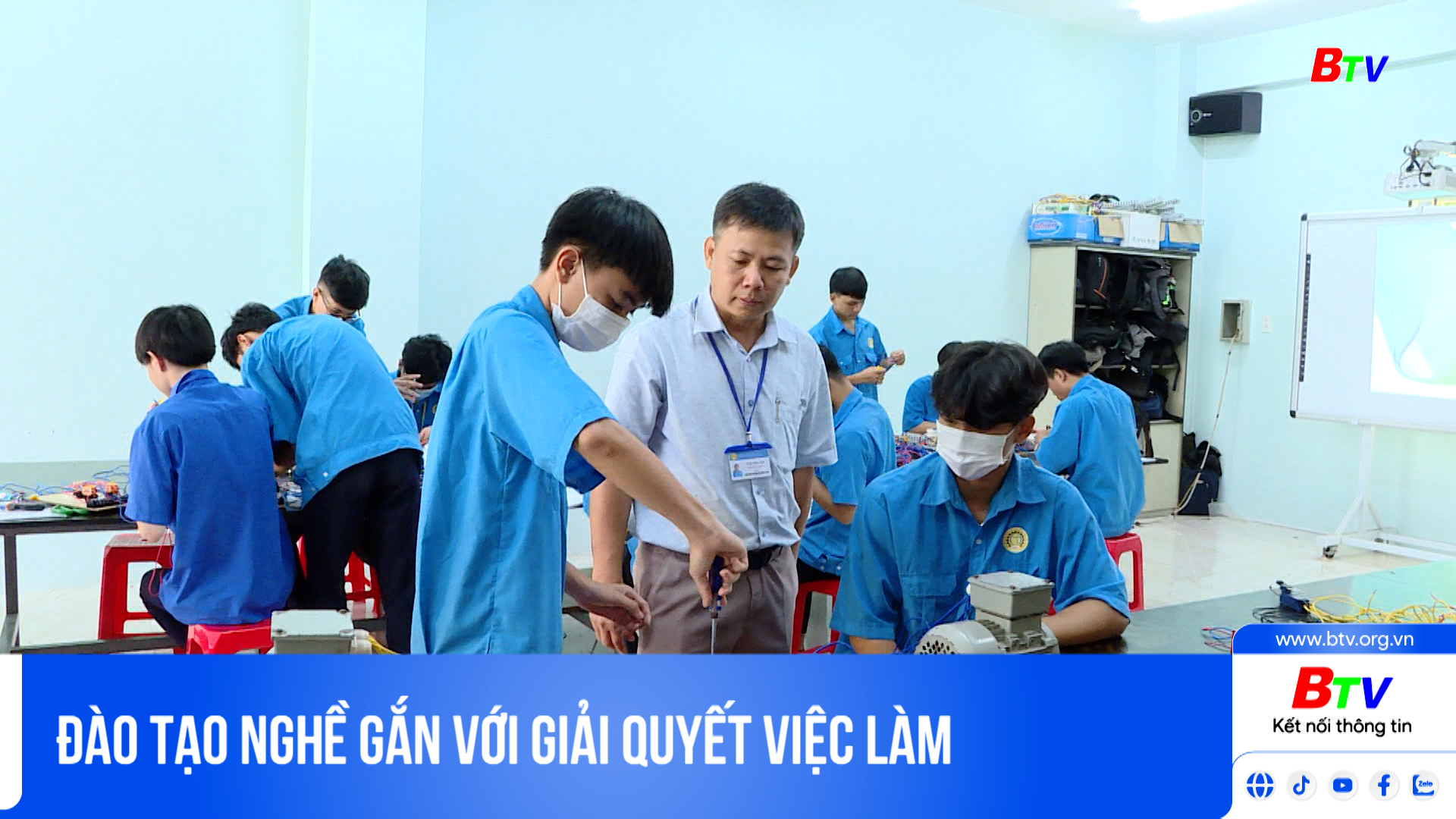 Đào tạo nghề gắn với giải quyết việc làm